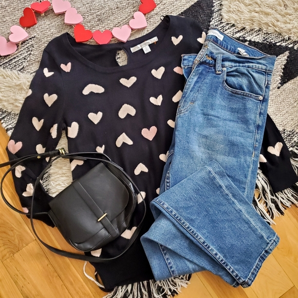 LC Lauren Conrad Tops - Lauren Conrad heart print top